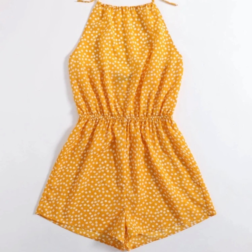 SHEIN halter romper size small